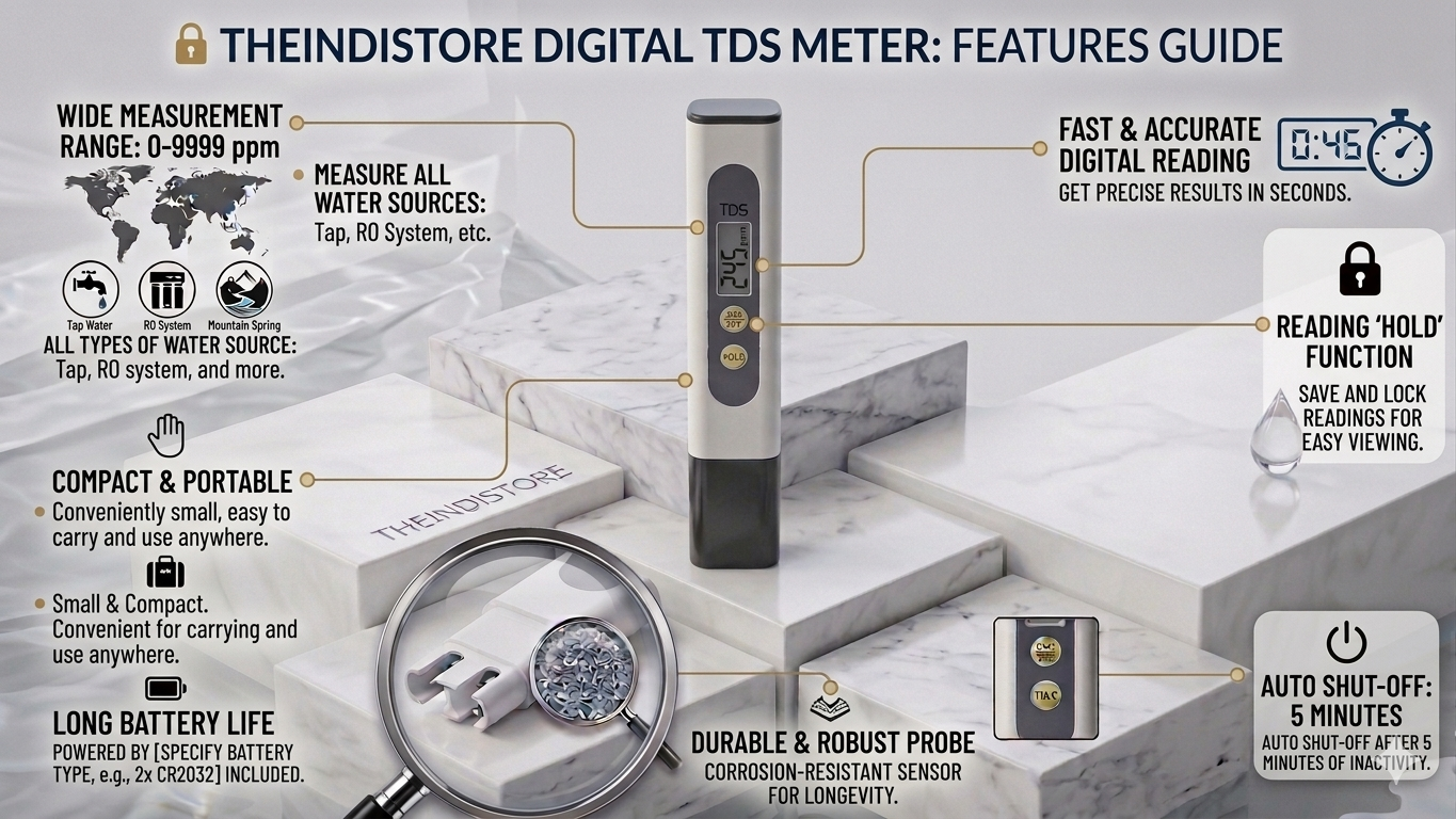 Digital TDS Water Quality Tester [Pack of 2]