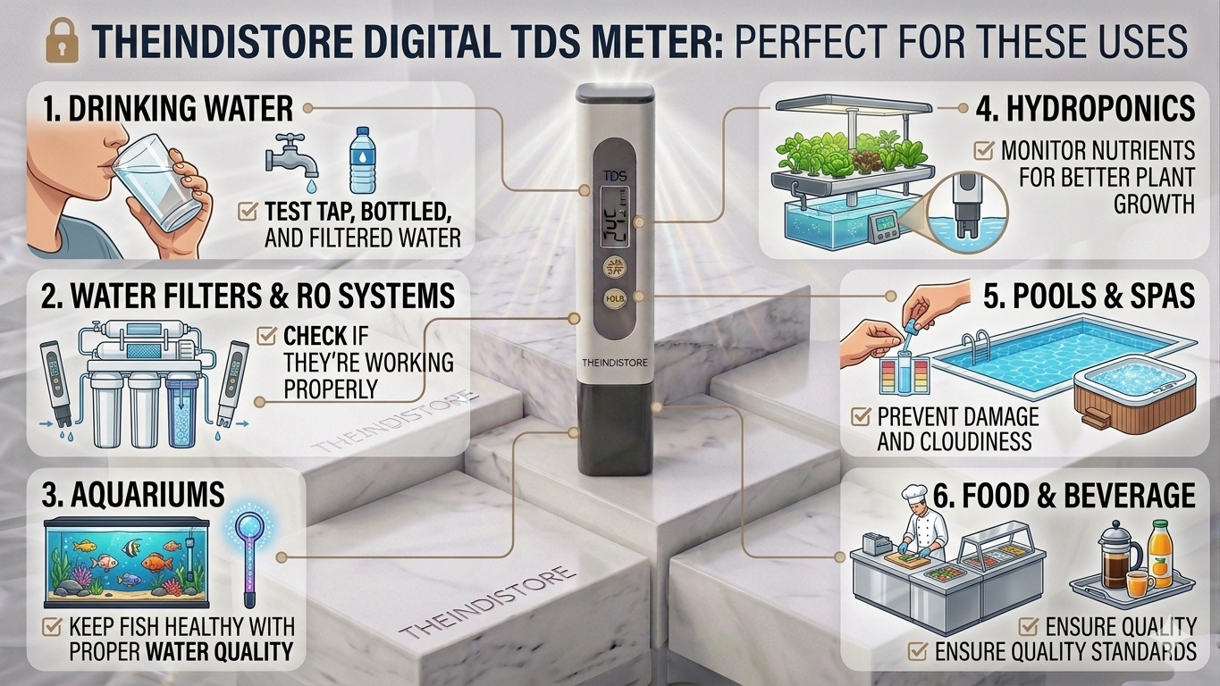 Digital TDS Water Quality Tester [Pack of 2]