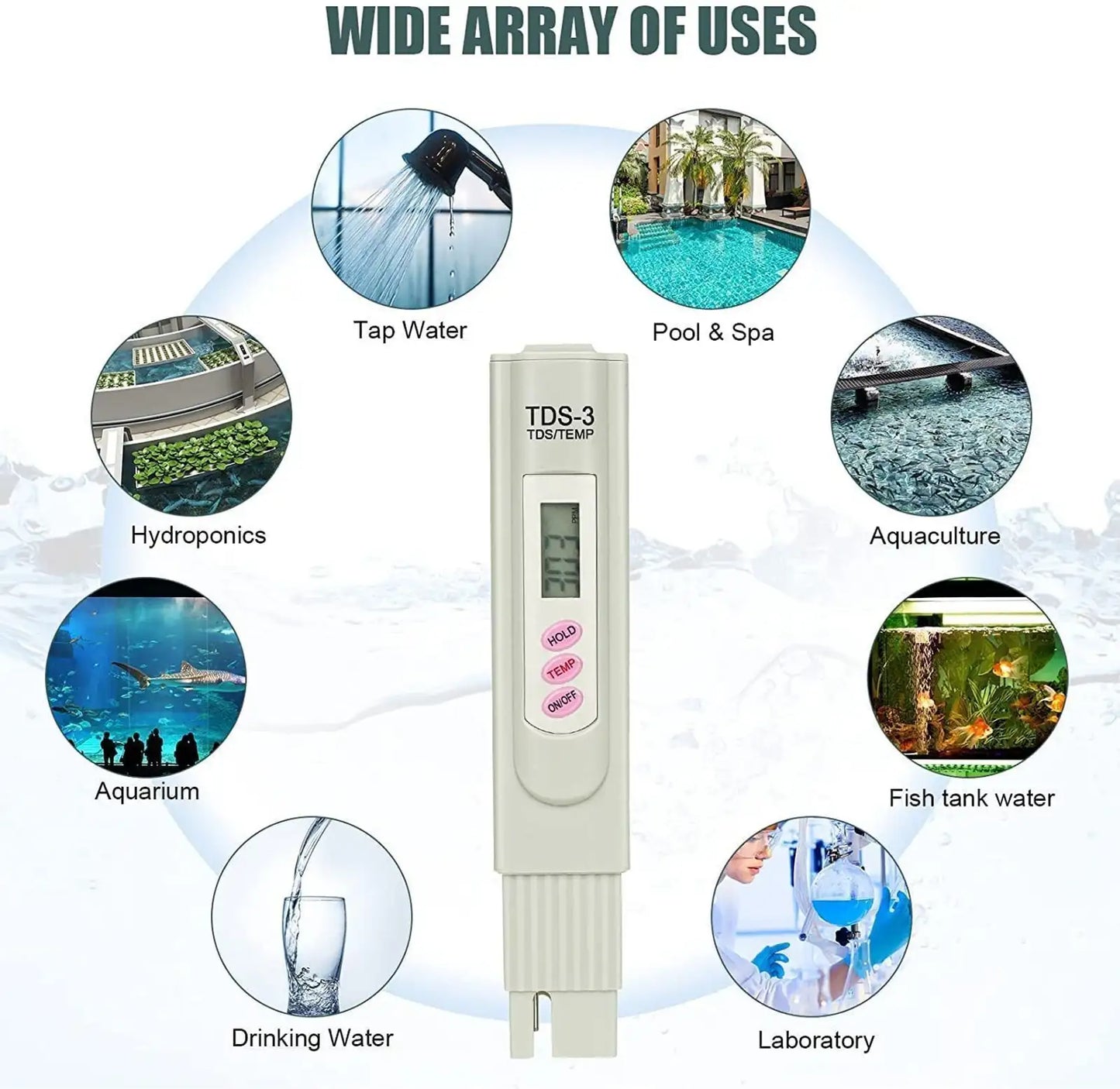 Digital TDS Water Quality Tester [Pack of 2]